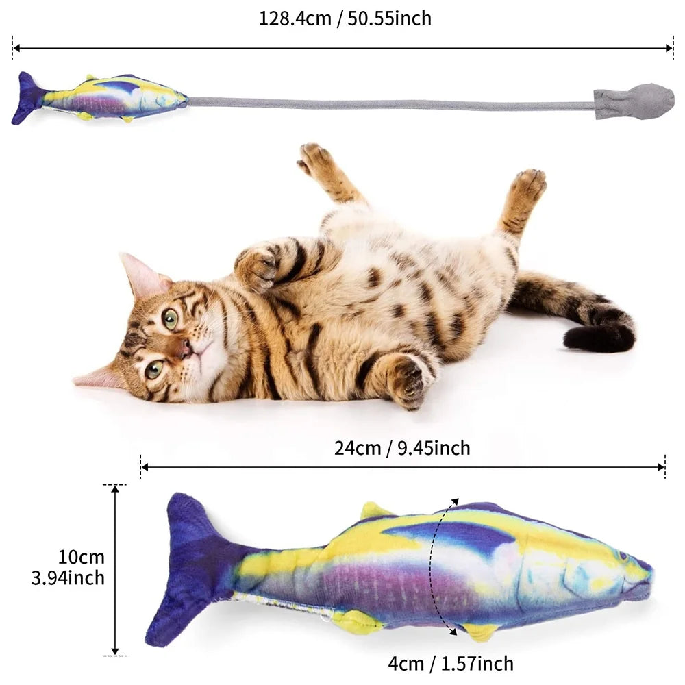 Wiggle Fish Catnip Plush Cat Toy D522988