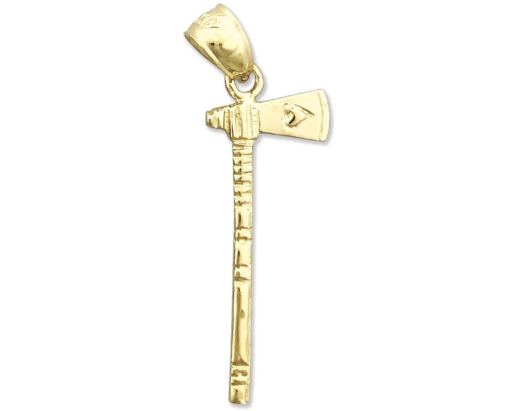 14K Gold Ax Charm Z64034