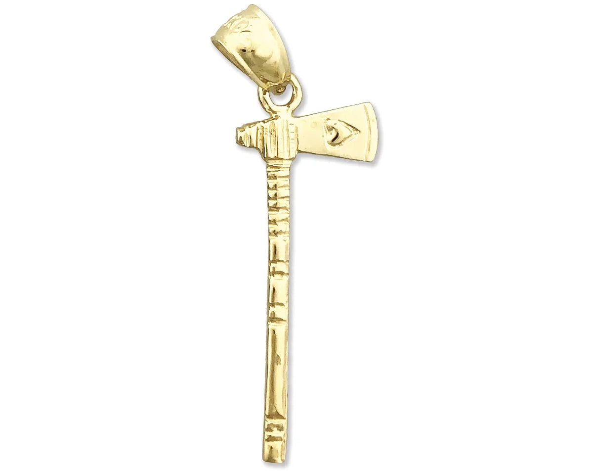 14K Gold Ax Charm Z64034