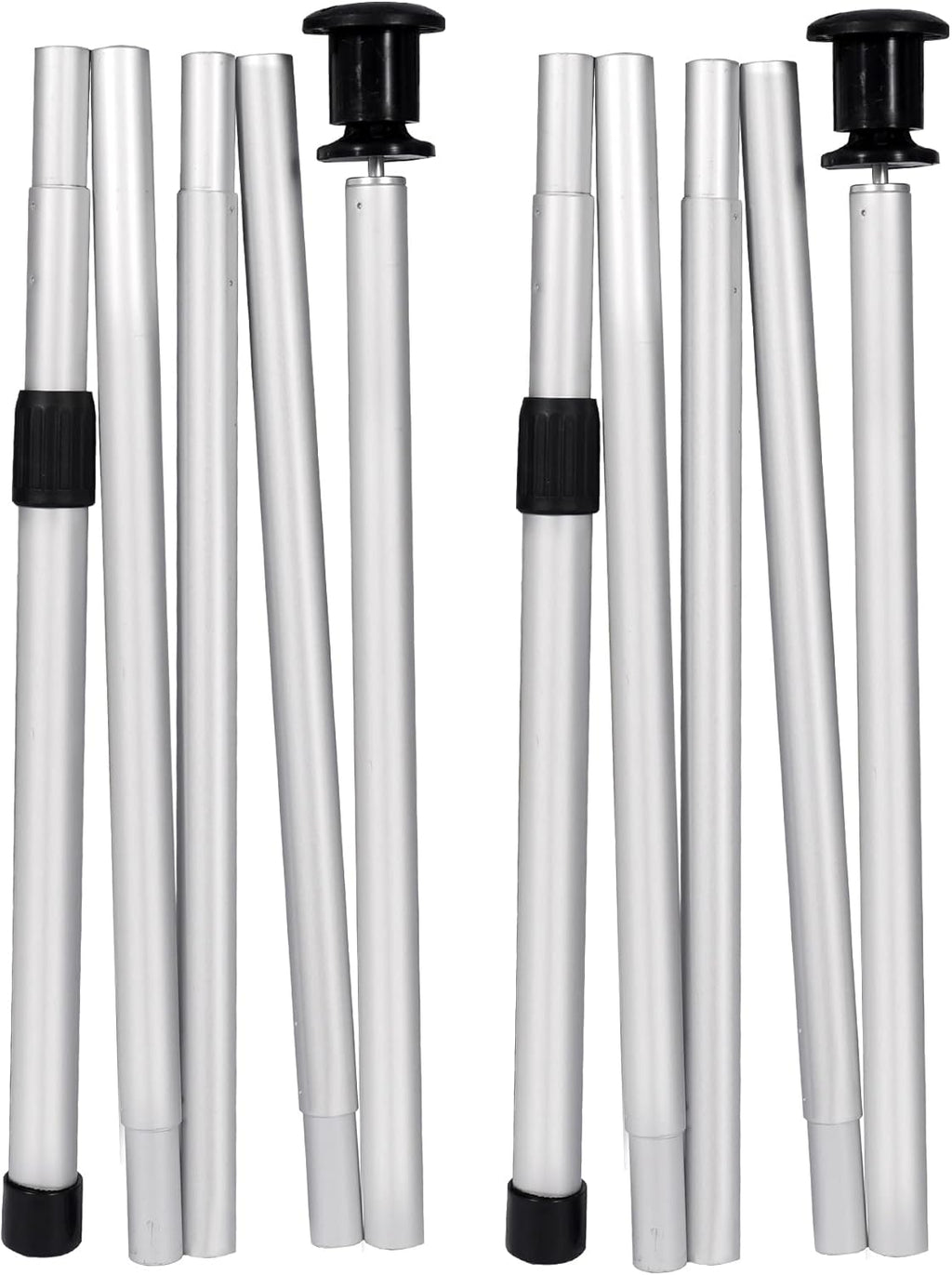 Adjustable Aluminum Tarp Poles Set of 2 B64161