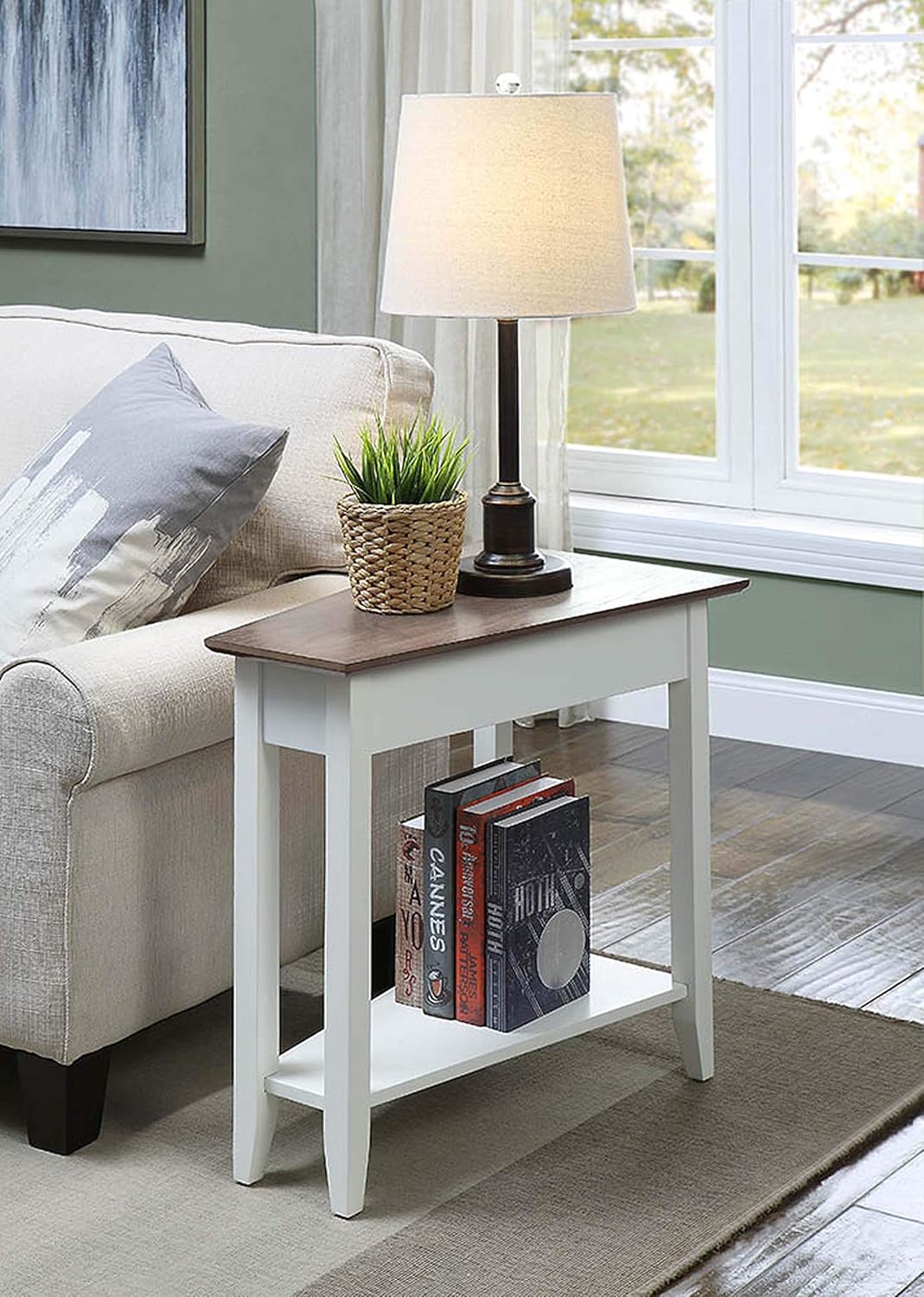 Wedge End Table F99147
