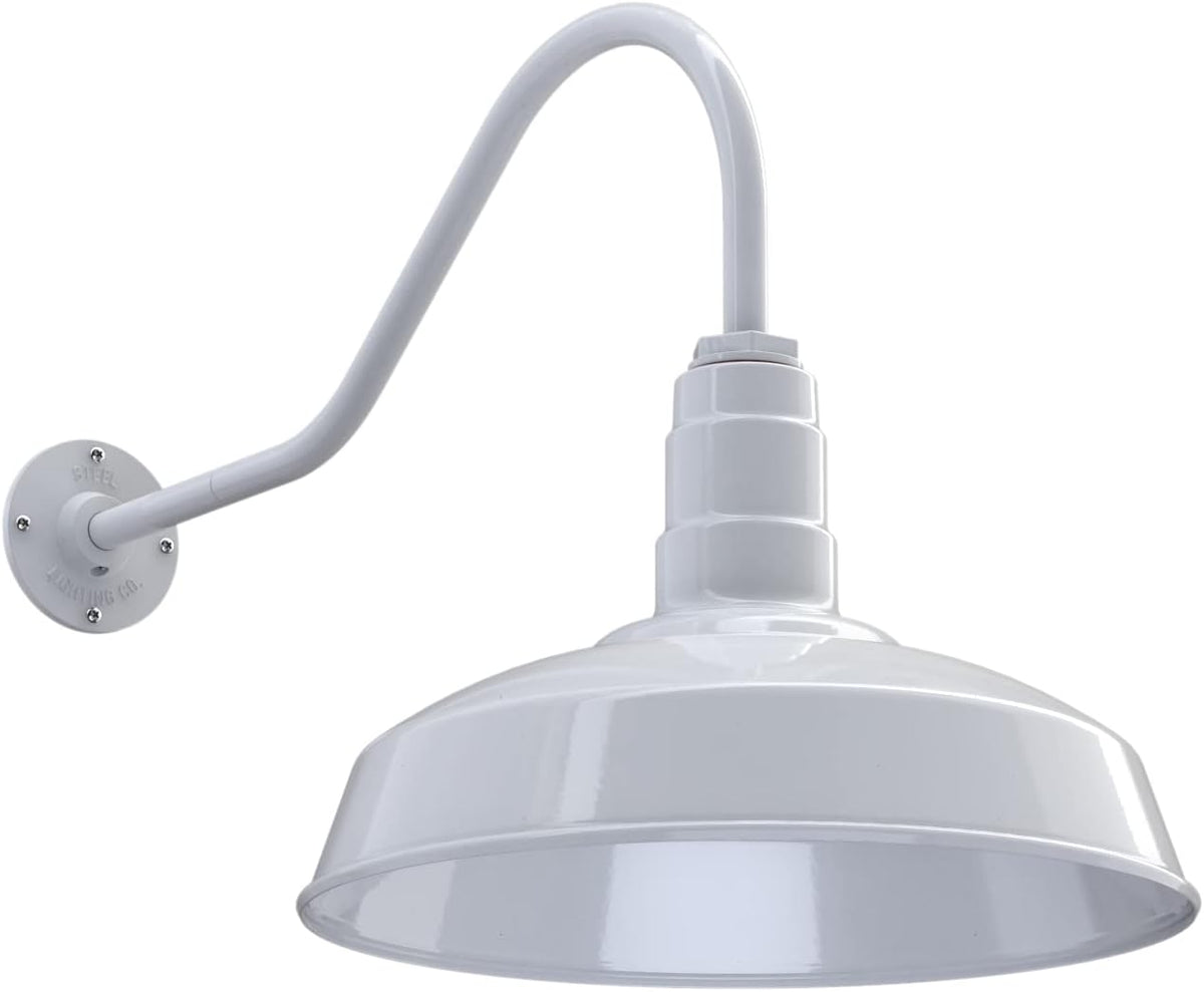 16 Dome 23 Gooseneck Galvanized Outdoor Wall Mounted Barn Light D887376
