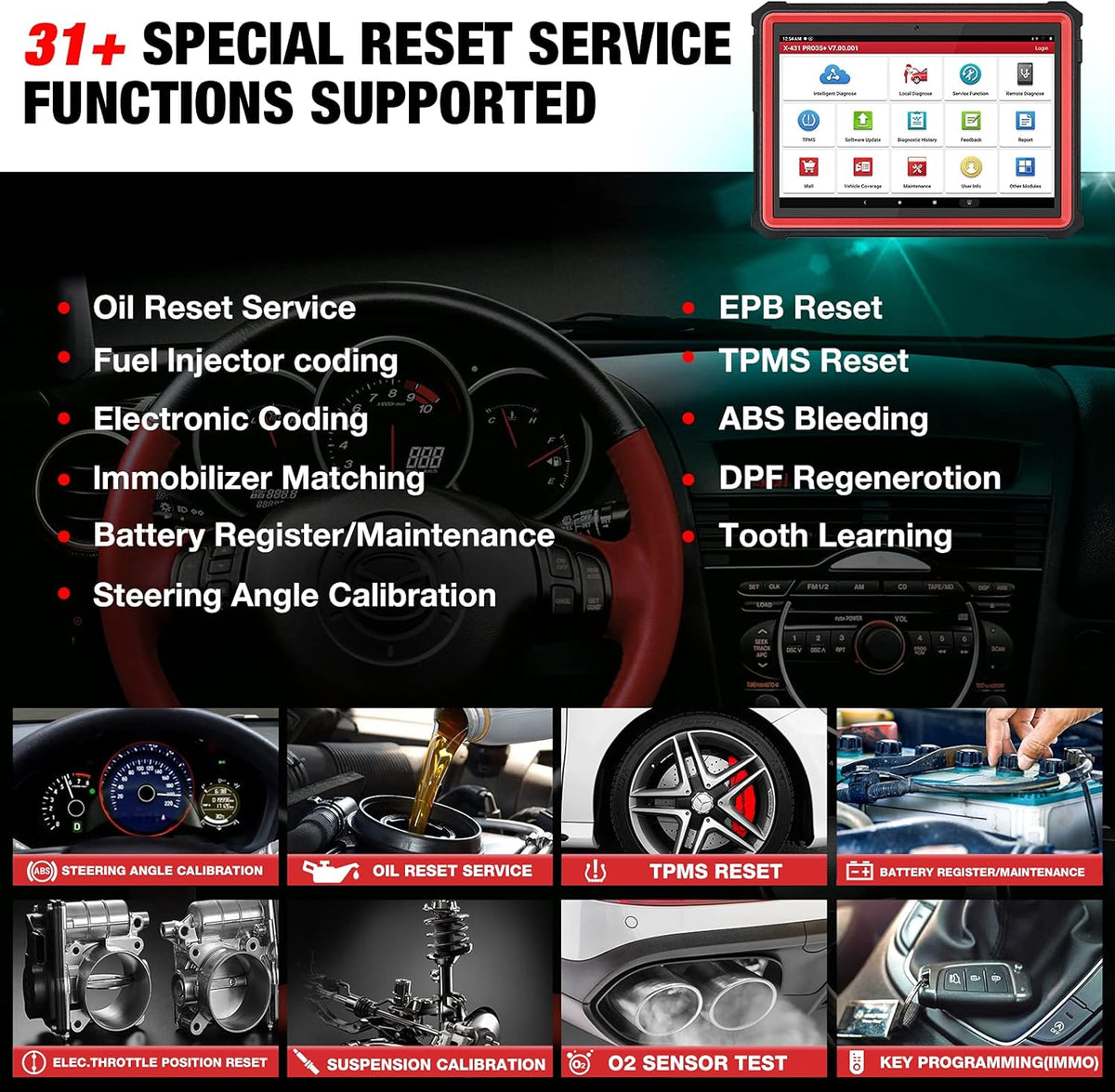 31+ Reset Service All System Diagnostic Scanner H303293