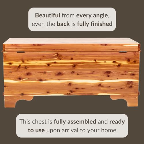 Aromatic Red Cedar Hope Chest with Lock J143