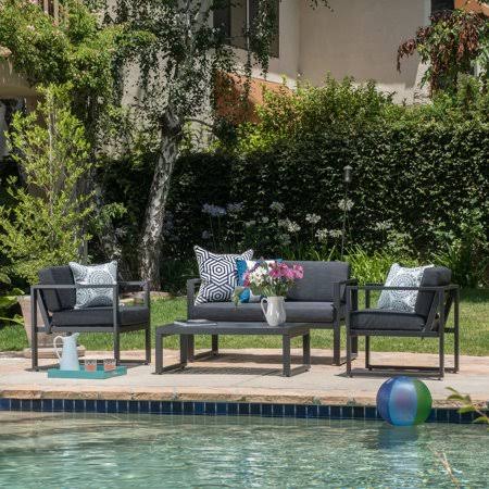4 Piece Outdoor Aluminum Chat Set R1008