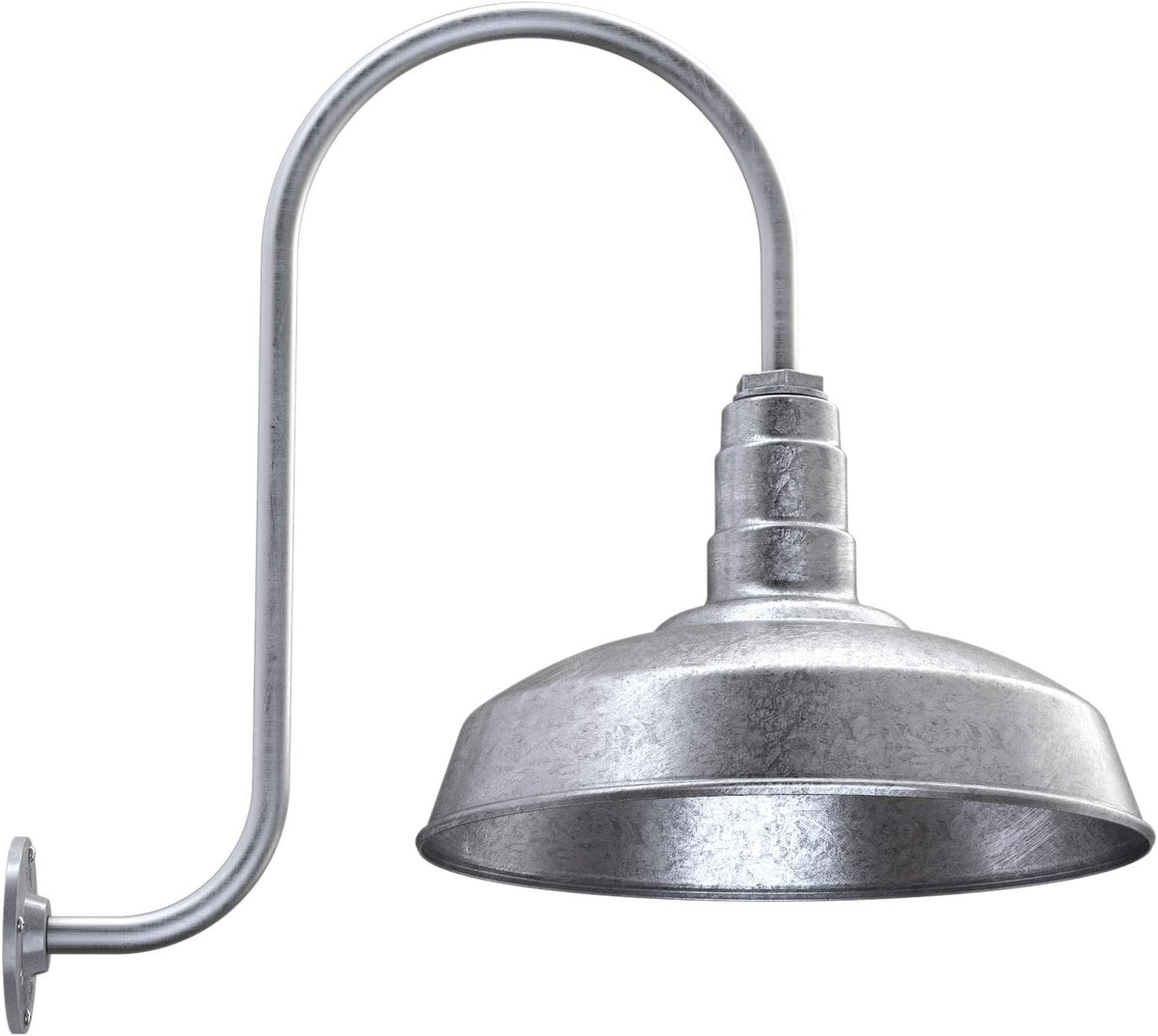 16 Dome 23 Gooseneck Galvanized Outdoor Wall Mounted Barn Light D887376