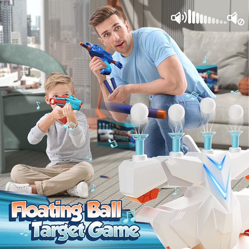Floating Ball Targets with 2 Foam Shooting Guns Toy Game Set D8070