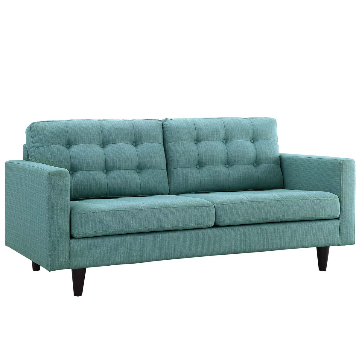 Blue Fabric Armchair Loveseat and Sofa Set O793