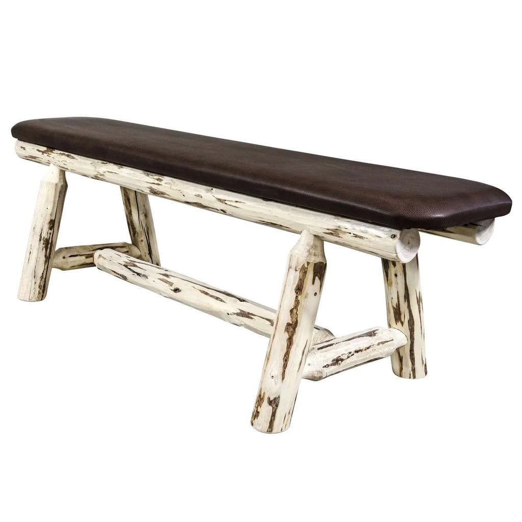 5ft Upholstery Transitional Wood Bench B230