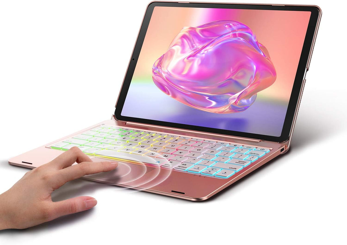 Keyboard Case for iPad 10.2 2021 / 10.2 2020 / 10.2 2019 / iPad Air 10.5 2019 / iPad Pro 10.5 2017 with Stable Touchpad Function B285661