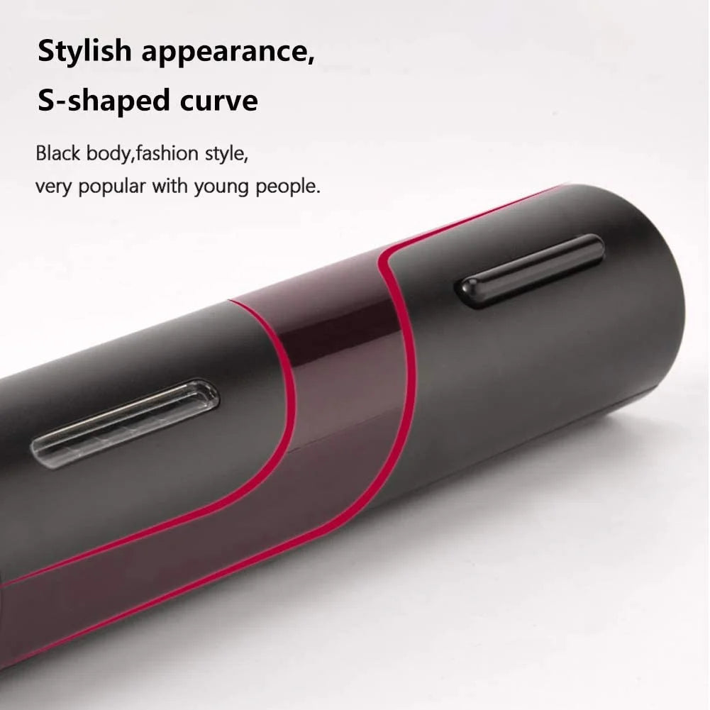Rechargeable Electric Wine Opener Set with Foil Cutter, Vacuum Stopper and Wine Aerator Pourer M594625