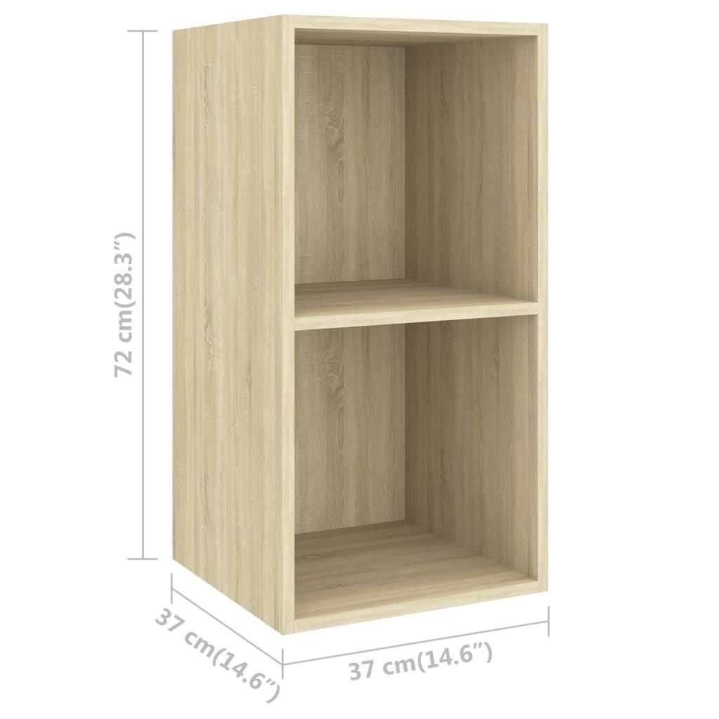 Sonoma Oak Wall-Mounted TV Cabinet Chipboard P122063