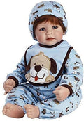 Toddler Boy Doll with Puppy Print Onesie L8499