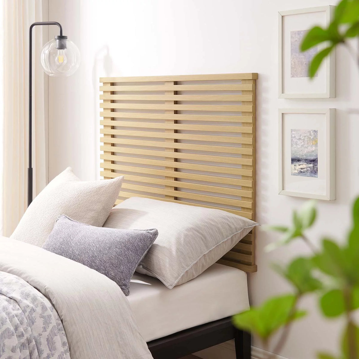 Oak Wall Mount Twin Headboard R27801