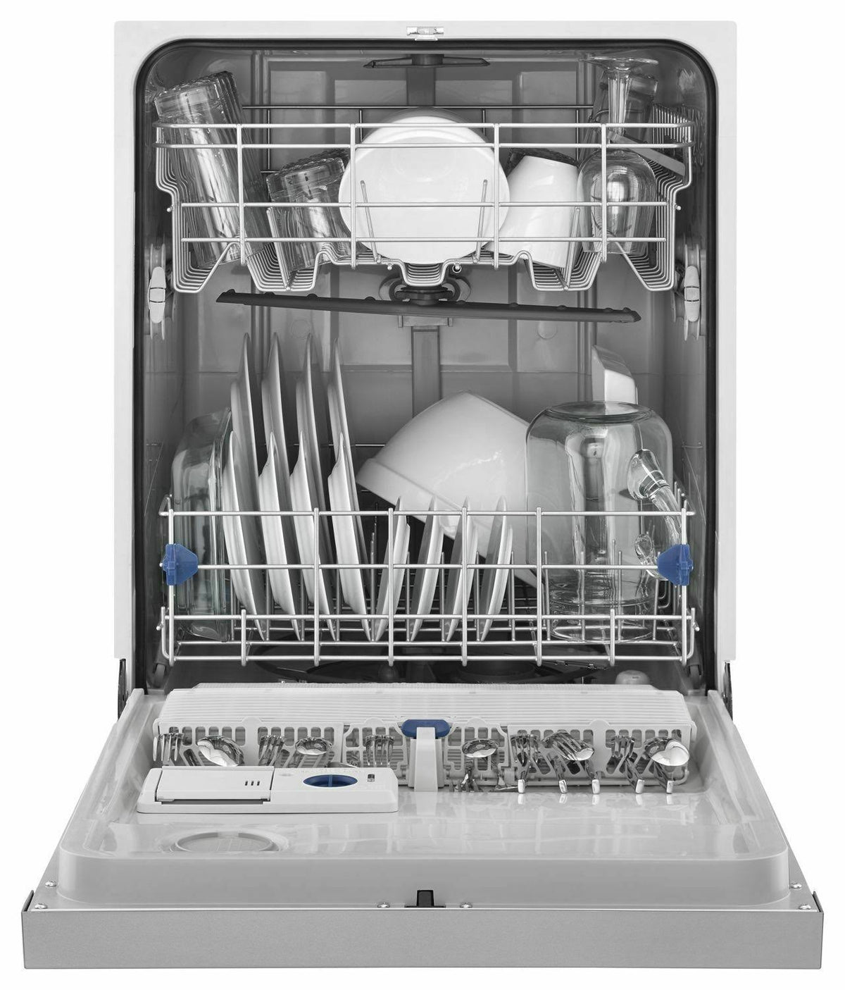 Monochromatic Stainless Steel Built-in Dishwasher Y485