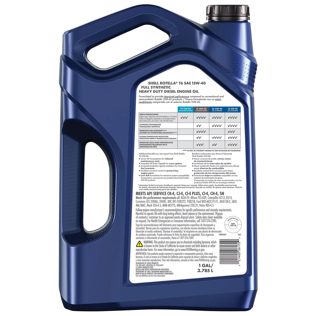 15W-40 Full Synthetic Diesel Engine Oil S18721