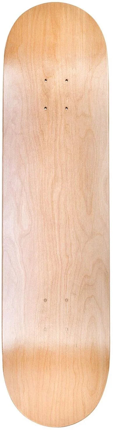 10 Cal 7 Natural 8" Blank Canadian Maple Skateboard Decks M731613