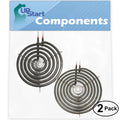 2-Pack 8 inch 6 Turns & 6 inch 5 Turns Surface Burner Elements P4468