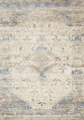 Ivory Blue Rug U8440