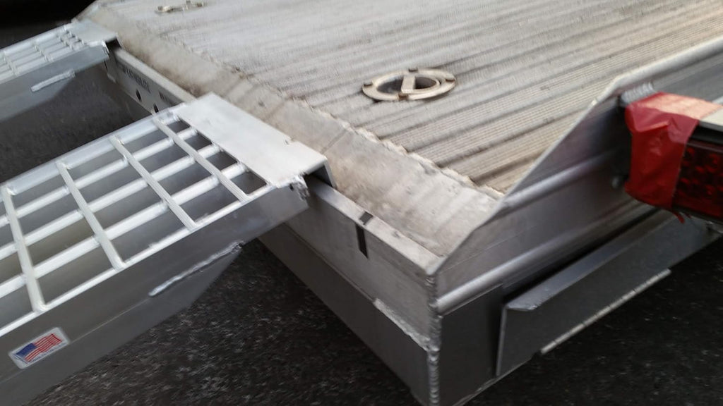 Aluminum Ramp Set, 60in.L x 12in.W, 5,000 lb. Capacity Per Pair F374