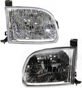 Driver and Passenger Side Headlight with Bulbs for Toyota Tundra O2718