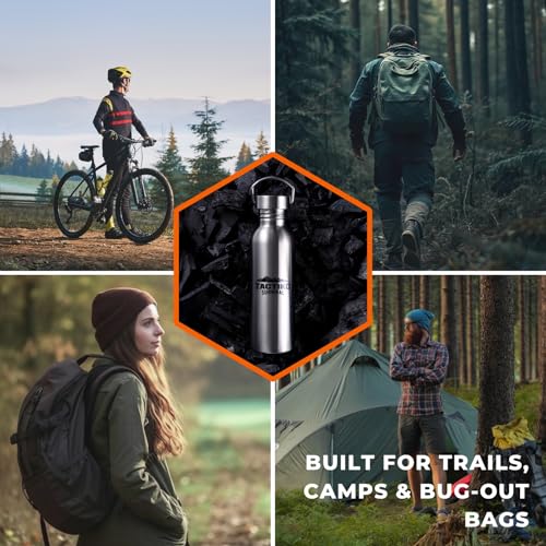 50 oz Stainless Steel Water Bottle with Sleeve and Strap H6148