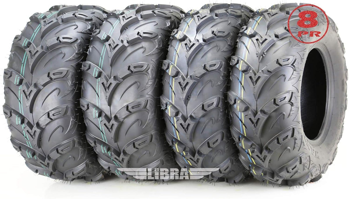 25x8-12 ATV UTV Tires Set of 4 P832
