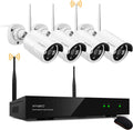 3MP Wireless Home Security Camera System with 4x 3MP Outdoor Cameras V470013