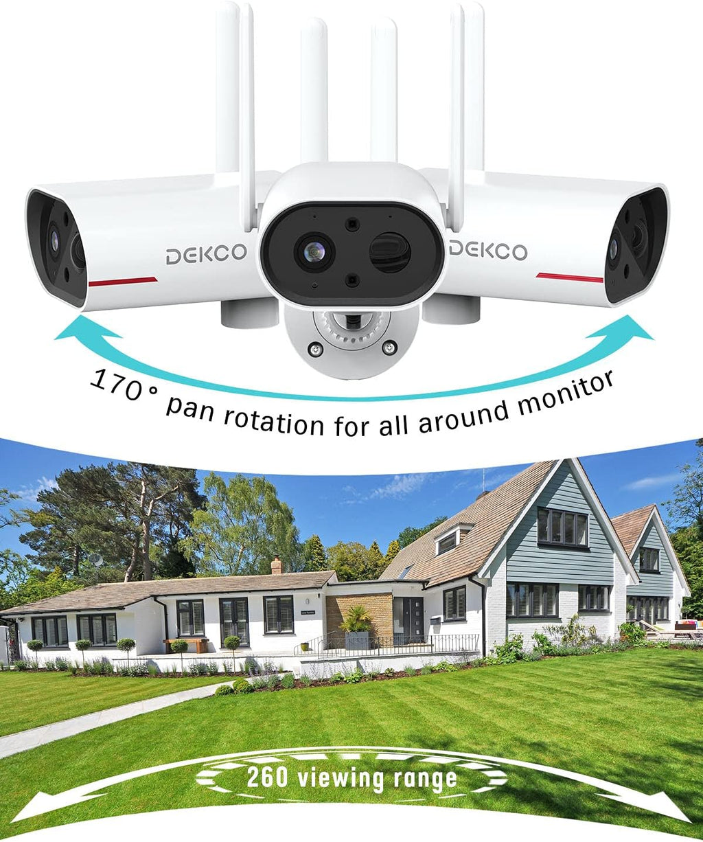 Wireless Outdoor Solar Security Camera with Night Vision D9430