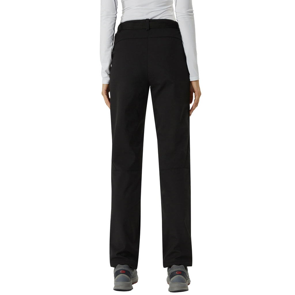 Women Fleece Lined Softshell Snow Pants Size M I674838