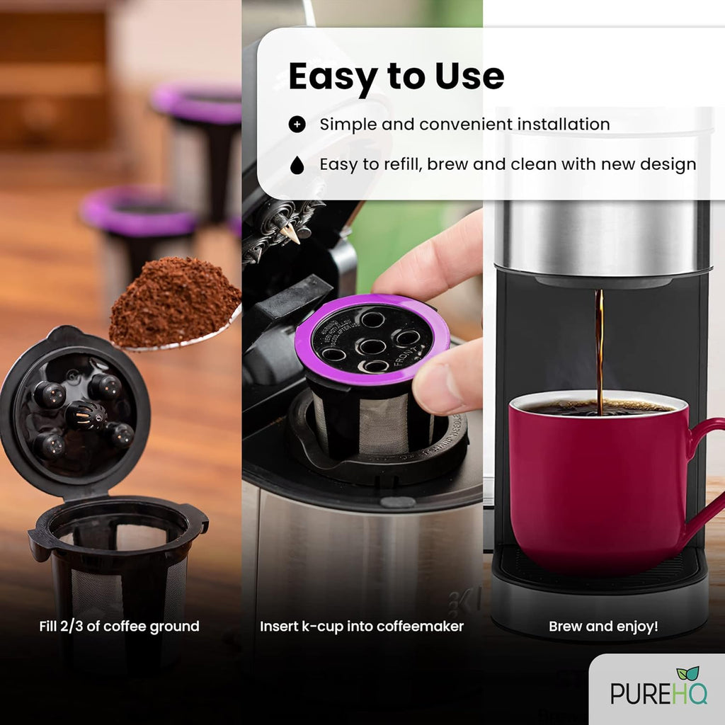 4 Reusable K Cups for Keurig Coffee Maker N622486