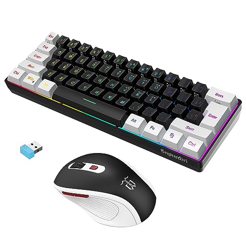 60% Wireless Gaming Keyboard and Mouse Combo J522