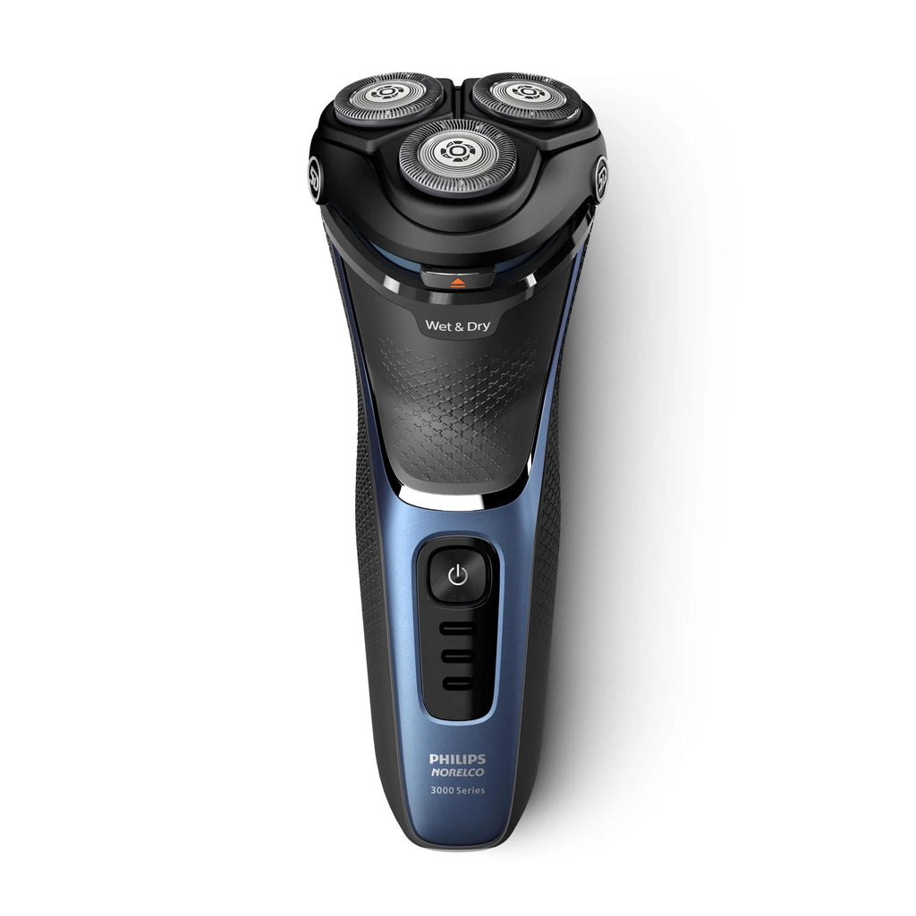 Rechargeable Wet & Dry Electric Shaver with Pop-Up Trimmer and Storage Pouch C1654