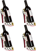 Zebra Print Set of 4 Wine Bottle Holder H6056