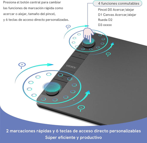10 x 6 Inch Drawing Tablet with 8 Shortcut Keys H87892