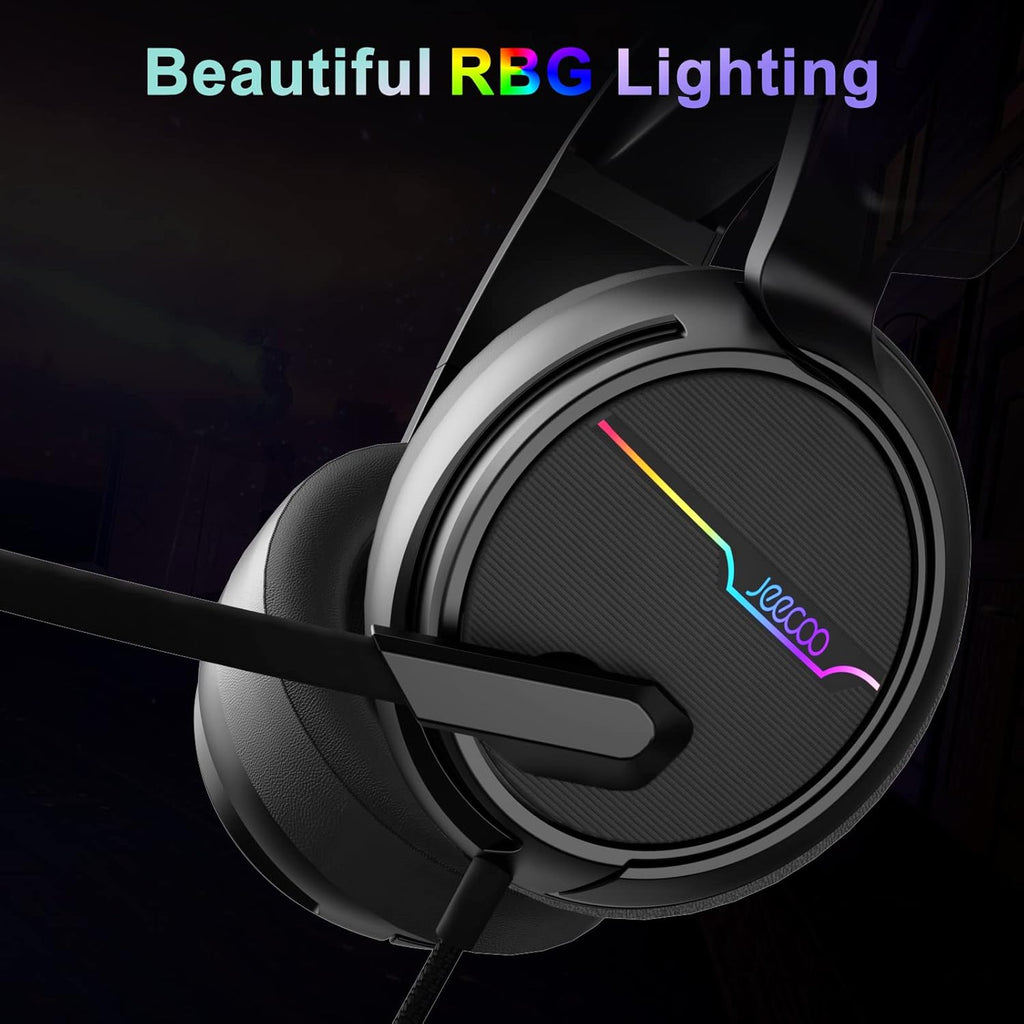 USB Pro Gaming Headset with 7.1 Surround Sound and Noise Cancelling Microphone W2313