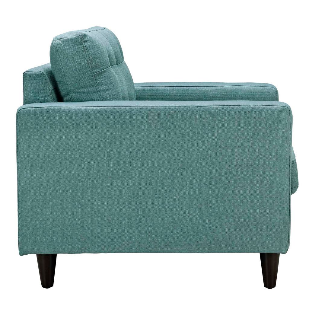 Blue Fabric Armchair Loveseat and Sofa Set O793