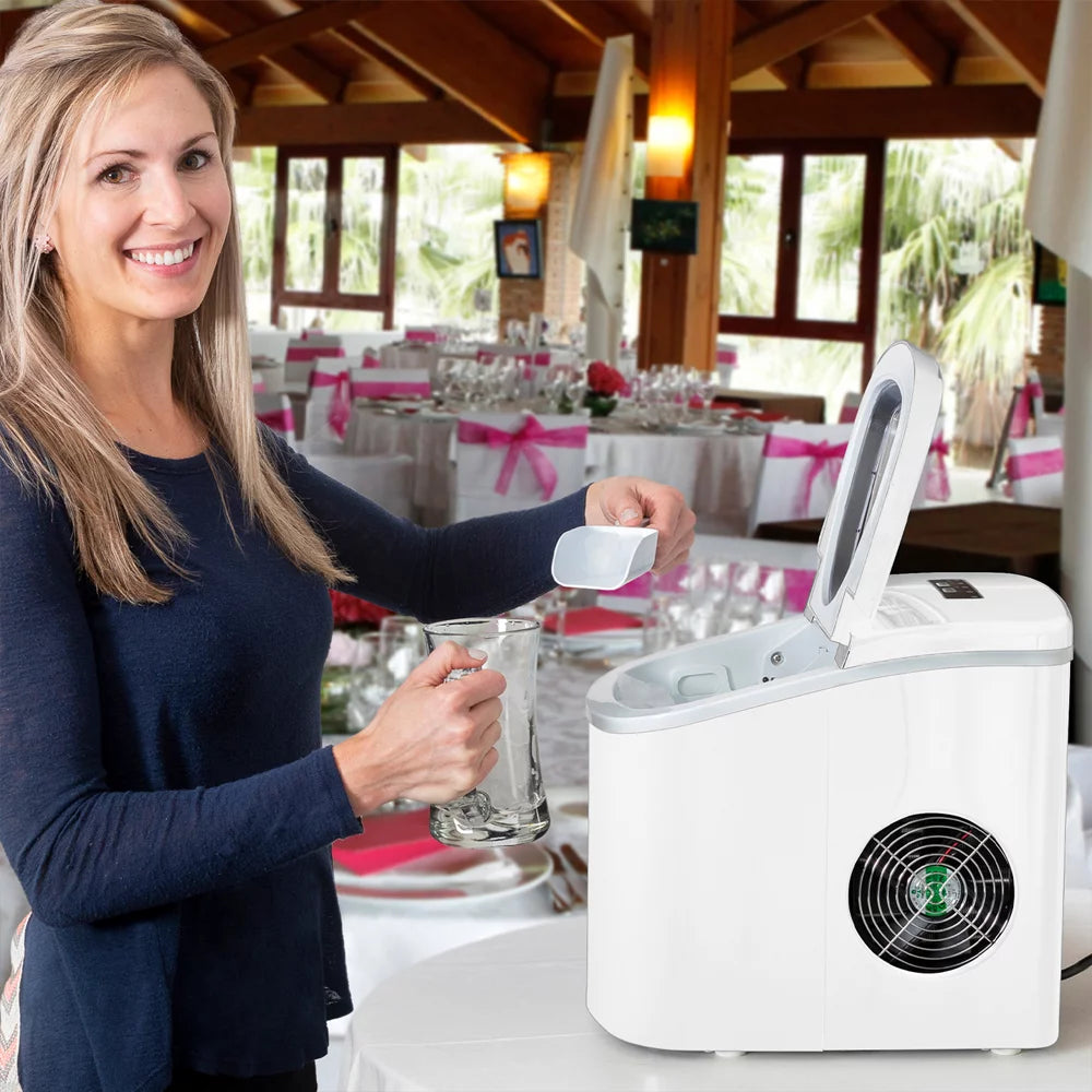 Compact Electric Ice Maker White G64261