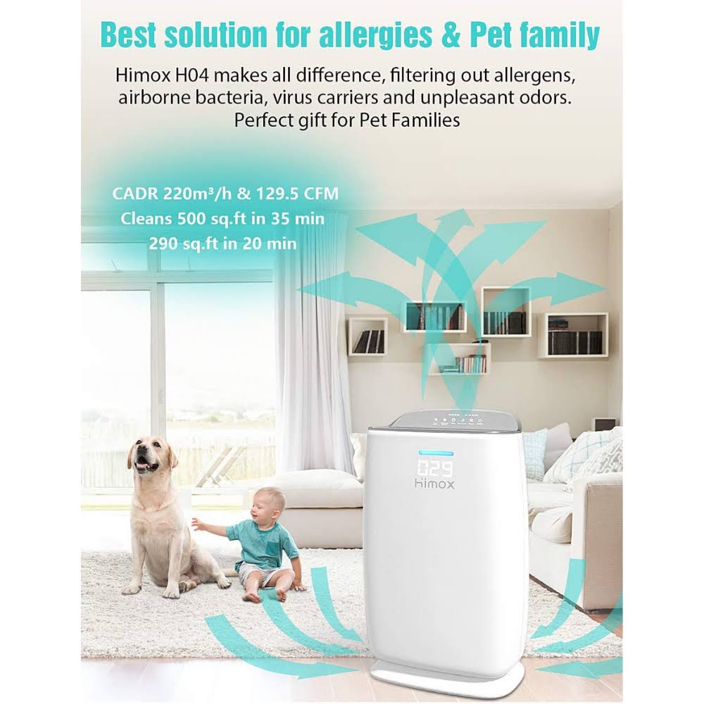 H13 HEPA Smart Air Purifier with Air Quality Sensor L285304