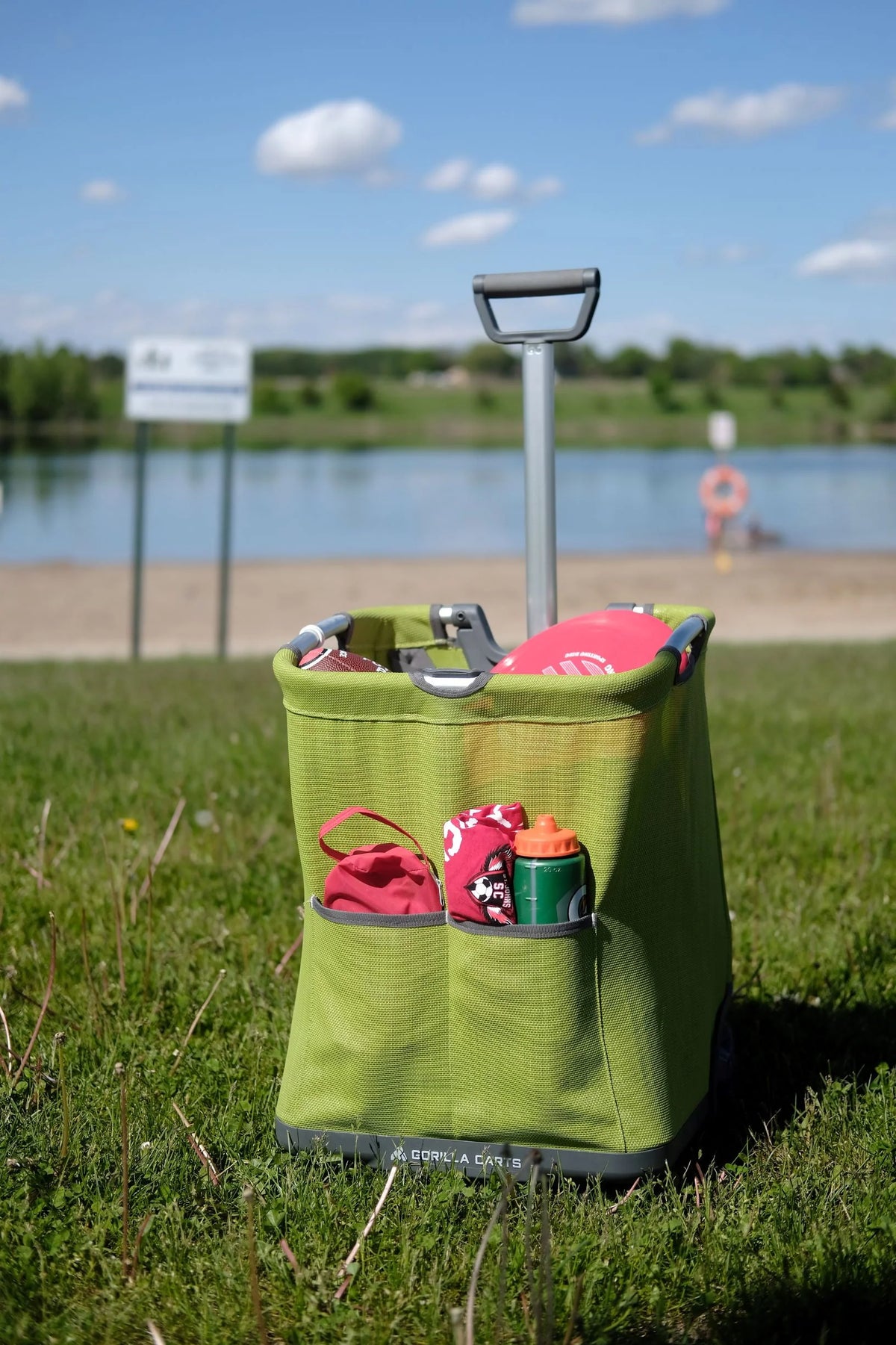 Soft-Sided Folding Cart 50 lbs. Capacity with 4 Flat-Free Wheels B56607