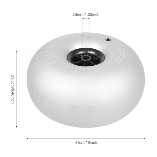 9" 10" 16" Inflatable Replacement Wheels 2-Pack with PE Hub S4978