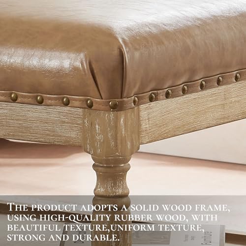 Large Square Ottoman Coffee Table with Storage Shelf Q955783