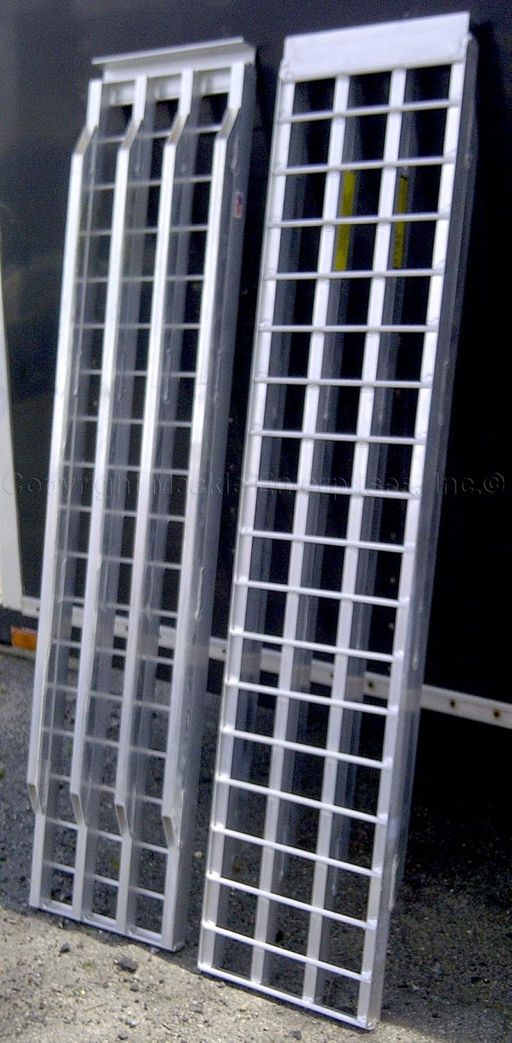 Aluminum Ramp Set, 60in.L x 12in.W, 5,000 lb. Capacity Per Pair F374