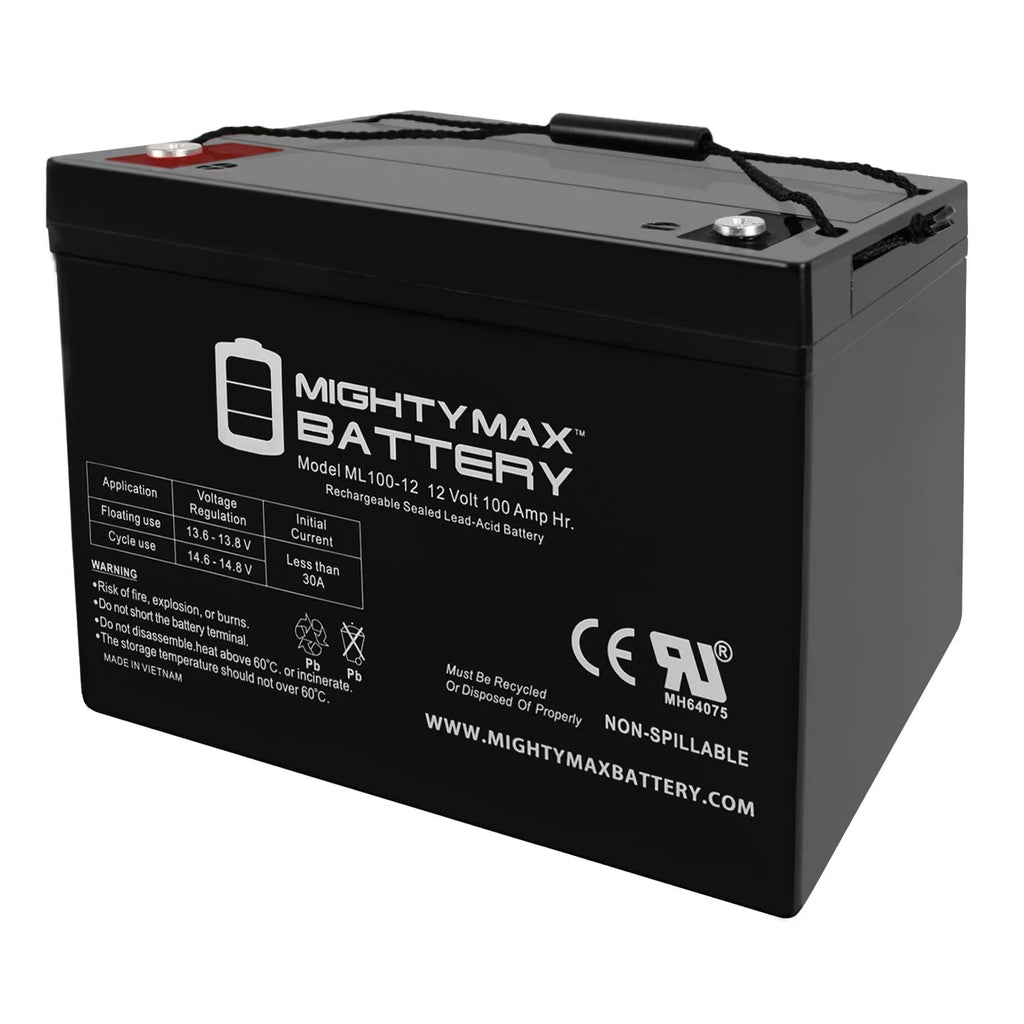 12V 100AH Deep Cycle VRLA Battery H135959