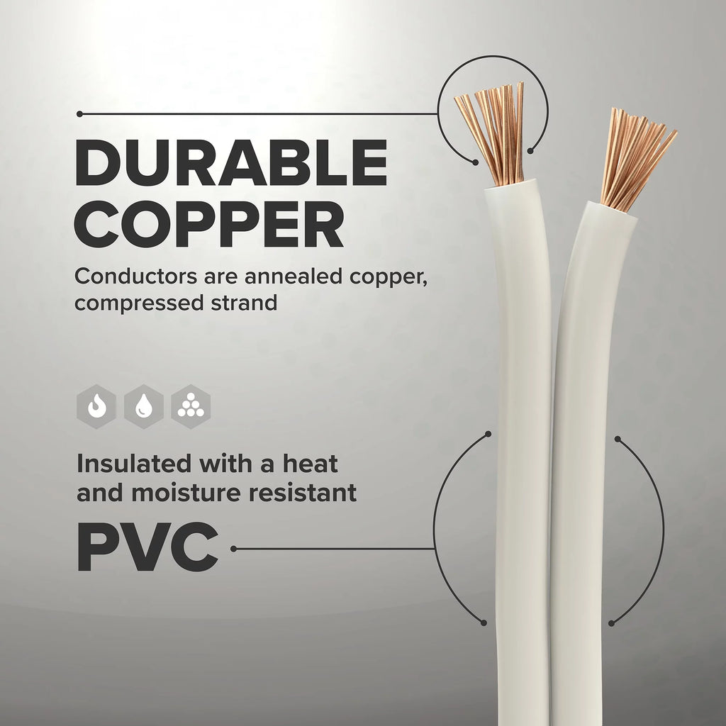 White 25 Feet 10 AWG Insulated Stranded Copper THHN THWN Wire N5194