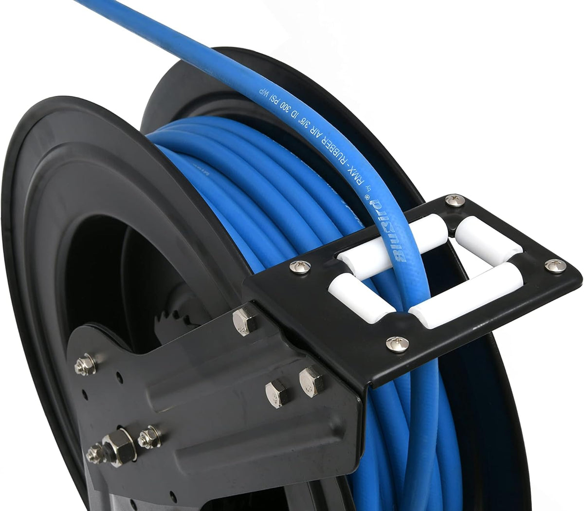 Retractable Hose Reel with 1/2" X 50' Air Hose, 300 PSI D736