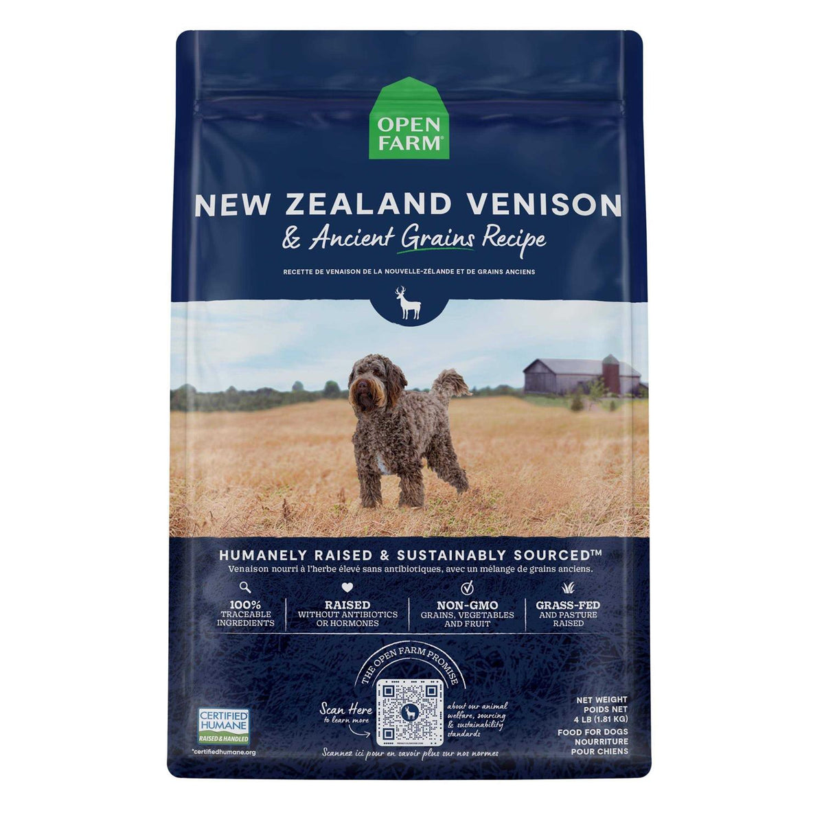 Venison Ancient Grains Dry Dog Food K65090