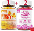 Turmeric Curcumin Vitamin D3 & B12 Gummies 3 Pack Y110