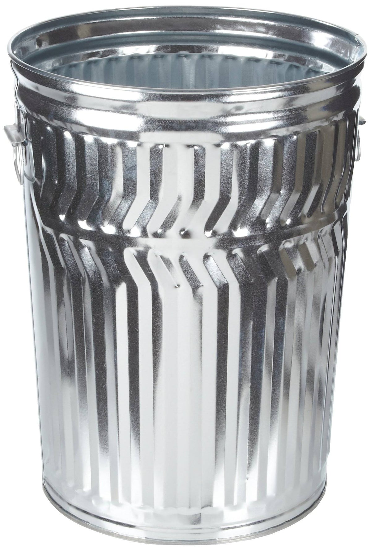 Galvanized Steel 32-Gallon Trash Can Z221