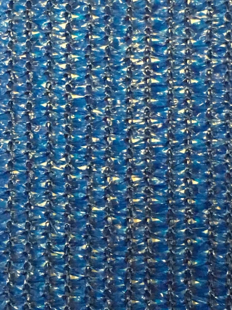 Blue Knitted Privacy Cloth B227